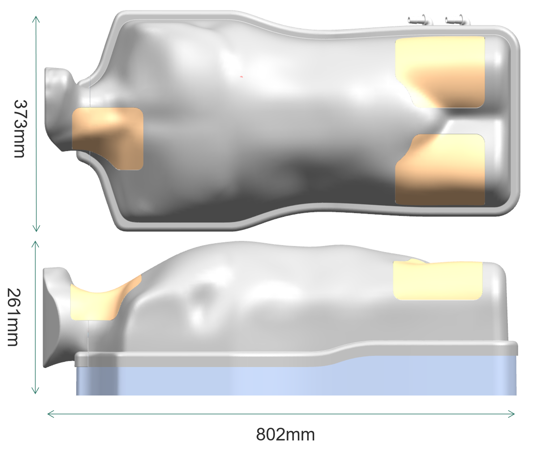 Main Dimensions of ECMO Training System