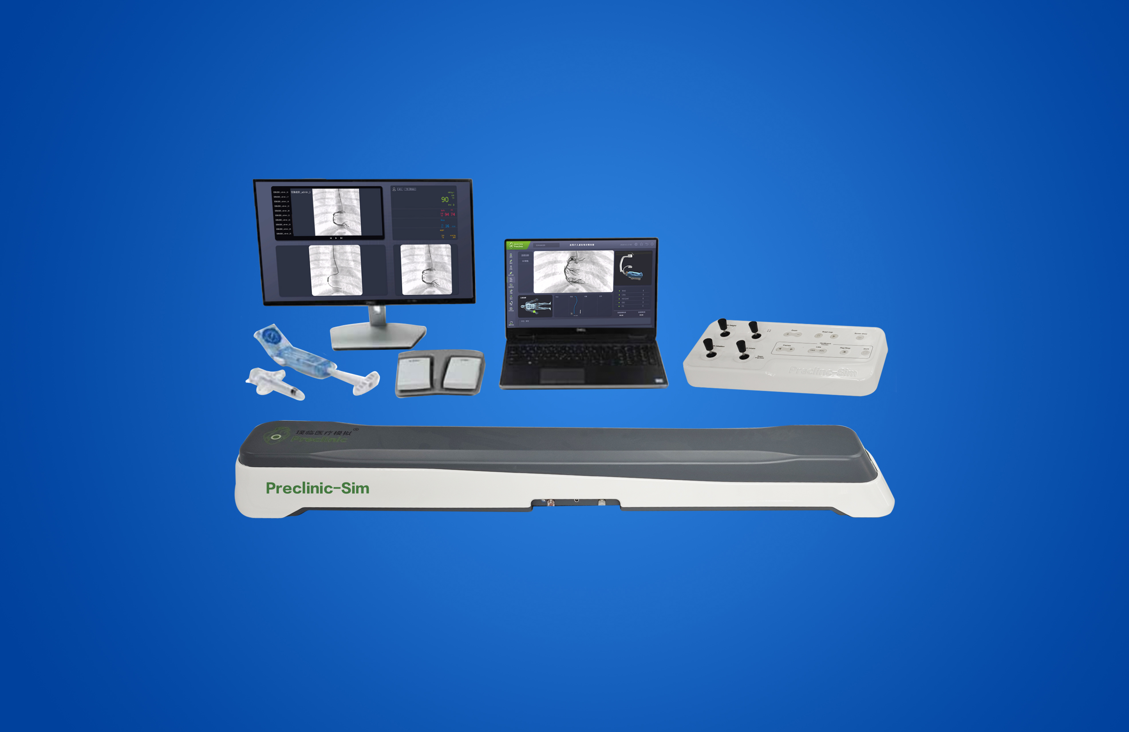Virtual simulator for vascular intervention surgery training